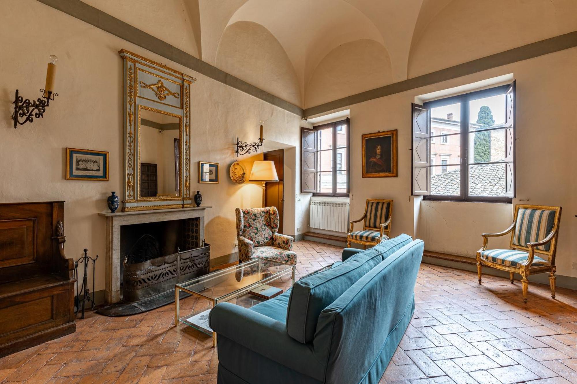 Palazzo Costanti - A 8 Minuti Dalle Terme Lägenhet San Quirico dʼOrcia Exteriör bild