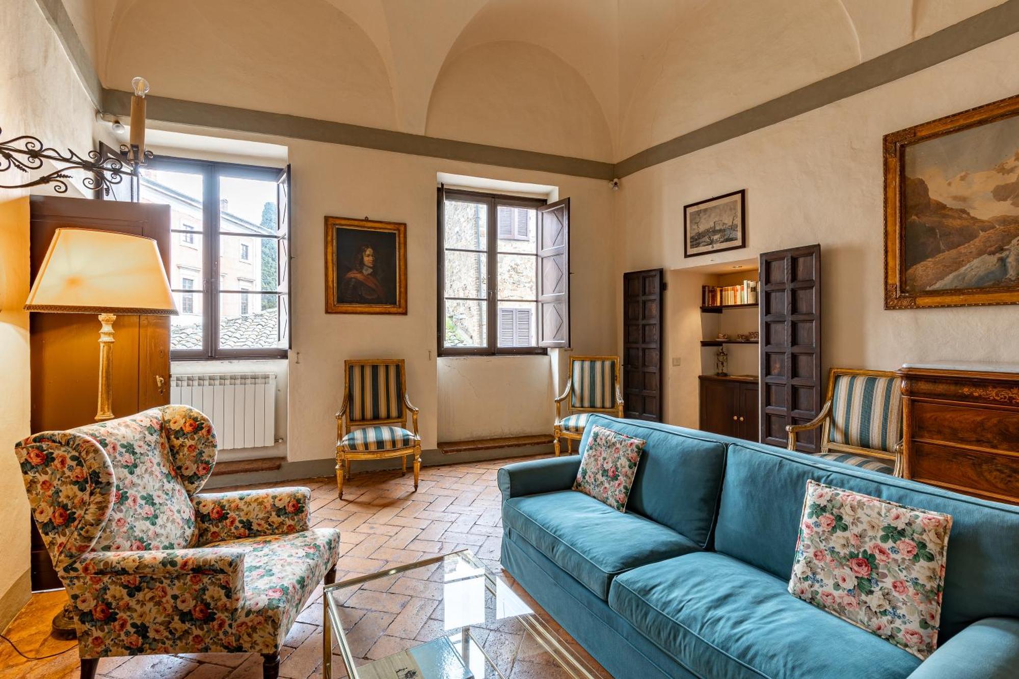 Palazzo Costanti - A 8 Minuti Dalle Terme Lägenhet San Quirico dʼOrcia Exteriör bild