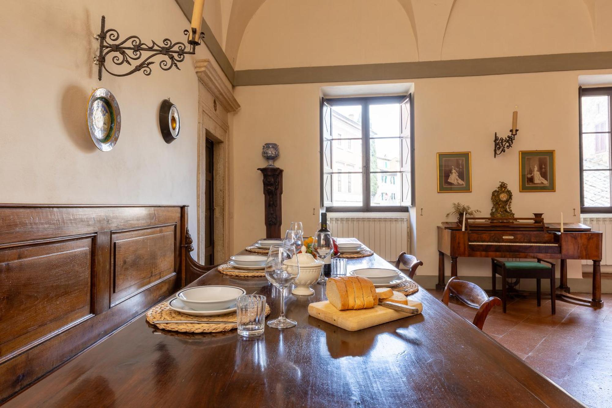 Palazzo Costanti - A 8 Minuti Dalle Terme Lägenhet San Quirico dʼOrcia Exteriör bild